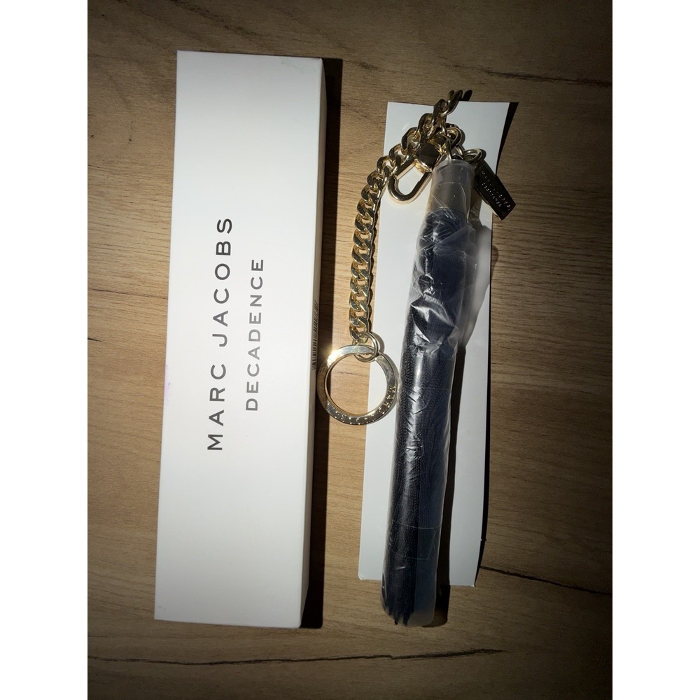 MARC JACOBS DECADENCE Black Tassel Keychain - New Bag Charm